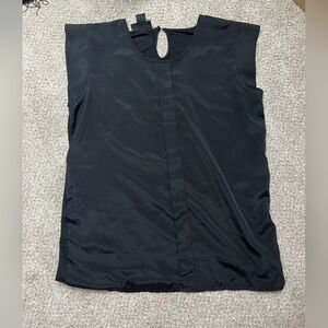 Metaphor Elegant Black Sleeveless Top